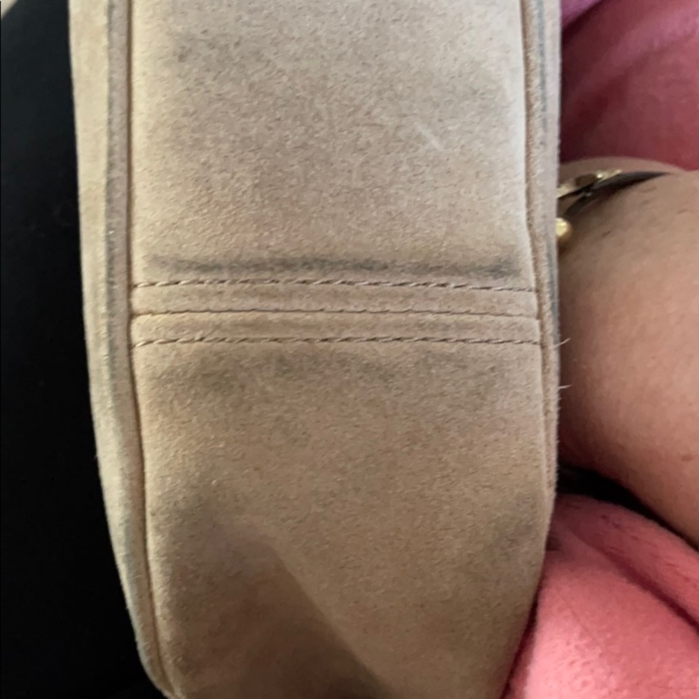 Michael Kors Python Dark Sand Suede Shoulder - image 8